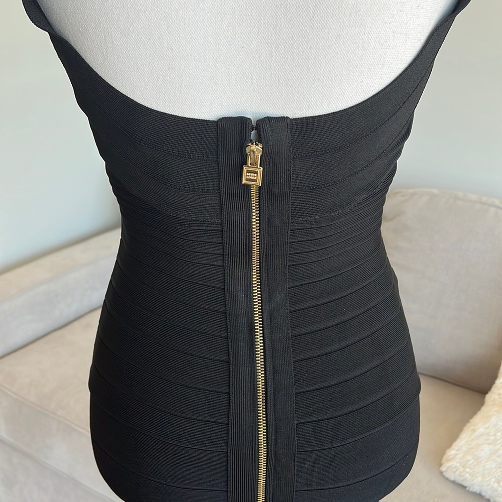 HERVE LEGER  black dress